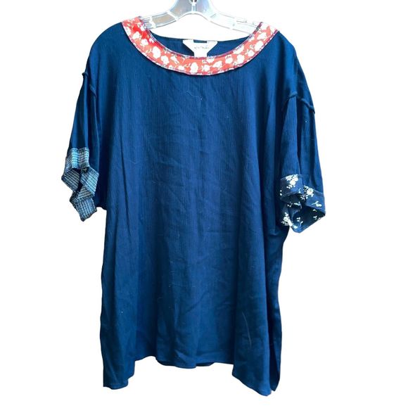 Fern Bratten 18 Two Pc Artsy Lagenlook Painted Tunic and Shirt Art to Wear - Picture 4 of 11